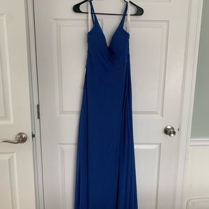 Azazie bridesmaids dress royal blue